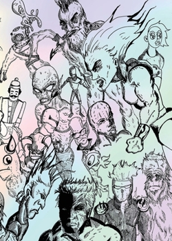 Paperback Post-Apocalyptic Society Sketchbook - Multicolor Book