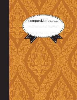 Paperback Composition Notebook, 8.5 x 11, 110 pages: Theppanom Style 3: (School Notebooks) Book