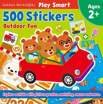 Paperback Play Smart 500 Stickers Outdoor Fun Book