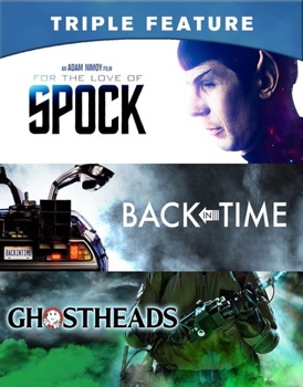 Blu-ray Triple Feature Blu-ray: For The Love Of Spock / Back In Time / Ghostheads Book