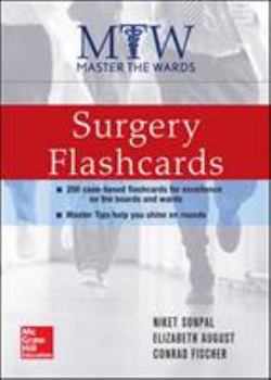 Paperback Master the Wards: Surgery Flashcards Book