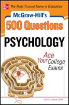 Paperback McGraw-Hill's 500 Psychology Questions: Ace Your College Exams Book