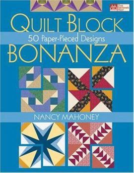 Paperback Quilt Block Bonanza: 50 Paper-Pieced Designs Book
