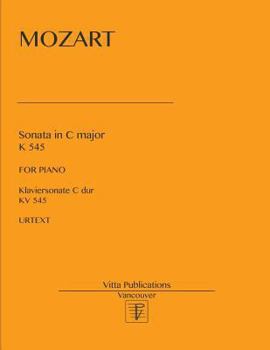 Paperback Sonata in C major: K 545 Book