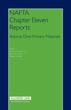 Hardcover NAFTA Chapter Eleven Reports Volume 1 Book