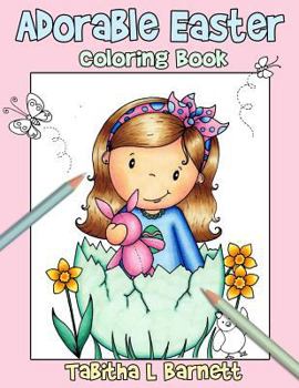 Paperback Adorable Easter: Coloring Book for all ages Book