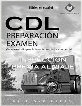 Paperback Examen de preparación para CDL: Inspección previa al viaje [Spanish] Book