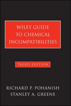 Hardcover Wiley Guide to Chemical Incompatibilities Book