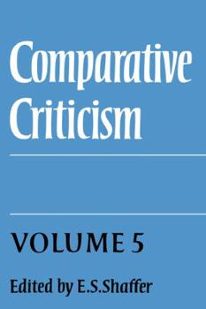 Hardcover Comparative Criticism: Volume 5, Hermeneutic Criticism Book