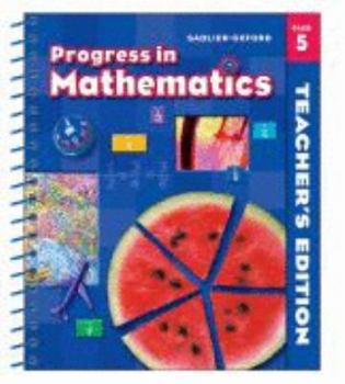 Spiral-bound Progress in Mathematics Teacher's Edition Sadlier-Oxford Book