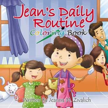 Paperback Jean's Daily Routine Coloring Book