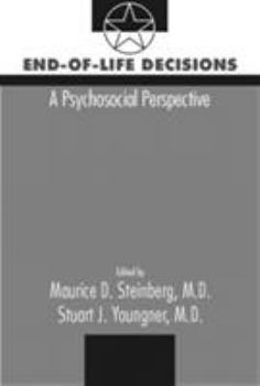 Hardcover End-of-Life Decisions: A Psychosocial Perspective Book