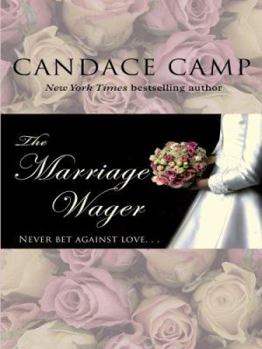 Hardcover The Marriage Wager [Large Print] Book