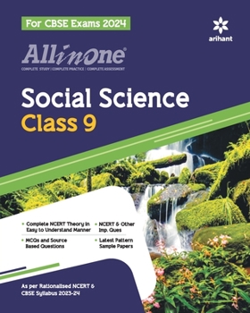 Paperback All In One Class 9th Social Science for CBSE Exam 2024 Book