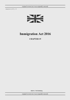 Paperback Immigration Act 2016 (c. 19) Book