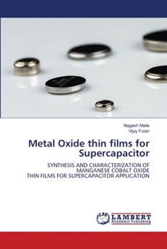Paperback Metal Oxide thin films for Supercapacitor Book