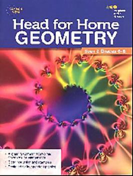 Paperback Head For Home Math Skills: Geometry, Book 2 Book