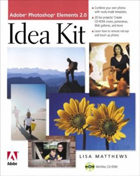 Paperback Adobe Photoshop Elements 2.0 Idea Kit [With CD-ROM] Book