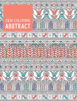 Paperback Zen Coloring - Abstract Book