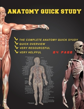 Paperback anatomy quick study: the complete anatomy quick study [Large Print] Book