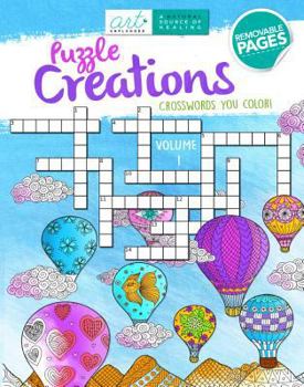 Paperback Puzzle Creations: Crosswords You Color! Volume 1 Book