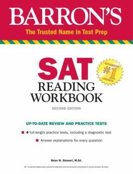 Paperback SAT Reading Workbook Book