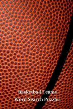 Paperback Basketball Teams Word Search Puzzles Book