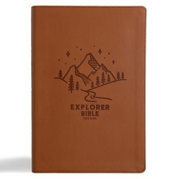 KJV Explorer Bible for Kids, Brown LeatherTouch, Red Letter, Full-Color Design, Photos, Illustrations, Charts, Videos, Activities, Easy-to-Read Bible MCM Type