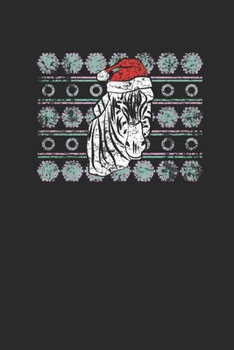 Ugly Christmas Zebra: Blank Lined Notebook (6" x 9" - 120 pages) ~ Christmas Themed Notebook for Daily Journal, Diary, and Gift
