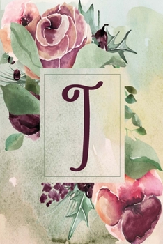 Paperback I: Wine Green Floral 2020 Weekly Planner 6"x9" Book