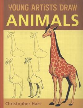 Paperback Young Artists Draw Animals Book