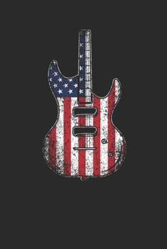 Paperback Guitar USA: Guitars Notebook, Blank Lined (6" x 9" - 120 pages) Musical Instruments Themed Notebook for Daily Journal, Diary, and Book