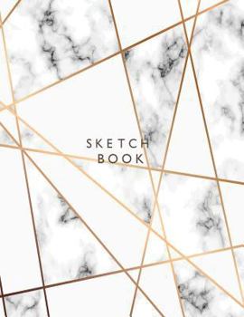 Paperback sketchbook: Marble cover (8.5 x 11) inches 110 pages, Blank Unlined Paper for Sketching, Drawing, Whiting, Journaling & Doodling Book