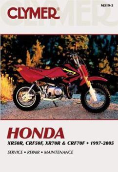 Hardcover Clymer Honda Xr50r, Crf50f, Xr70r & Crf70f, 1997-2005 Book