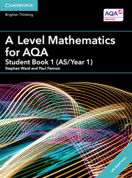 Paperback A Level Mathematics for Aqa Student Book 1 (As/Year 1) with Digital Access (2 Years) Book