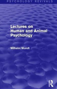 Paperback Lectures on Human and Animal Psychology (Psychology Revivals) Book