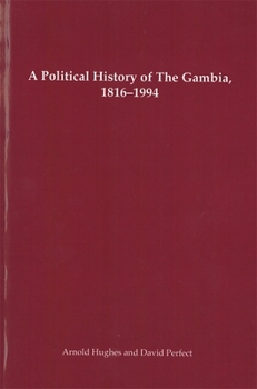 Paperback A Political History of the Gambia, 1816-1994 Book