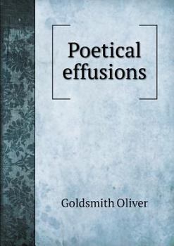 Paperback Poetical effusions Book