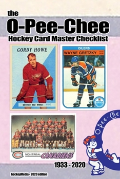 Paperback (Past edition) The O-Pee-Chee Hockey Card Master Checklist 2020 Book
