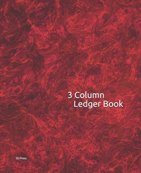 Paperback 3 Column Ledger Book