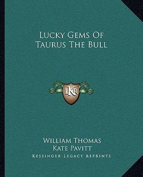 Paperback Lucky Gems Of Taurus The Bull Book