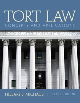 Paperback Tort Law: Concepts and Applications Book