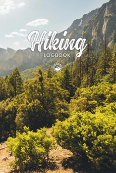 Hiking Trekking Log Book Journal Notebook Diary - Forest on a Rocky Slope: Hike Trek Wander Record with 120 Pages In 6"x9" Inch - Gift Idea for Hiker Wanderer