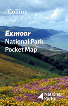 Paperback Exmoor National Park Pocket Map Book