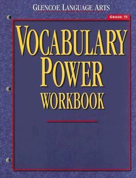 Paperback Glencoe Language Arts Vocabulary Power Workbook Grade 11 Book
