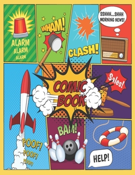 Paperback Draw Your Own Comics/Blank Comic Journal - 24 Pages of Fun Comic - A Large 8.5" x 11" Notebook and for Kids and Adults [Scots] Book