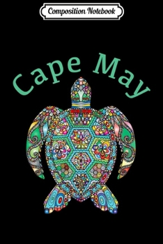 Composition Notebook: Cape May Tribal Turtle Gift  Journal/Notebook Blank Lined Ruled 6x9 100 Pages