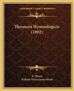 Paperback Thesauris Hymnologicis (1892) [Latin] Book