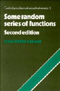 Hardcover Some Random Series of Functions Book
