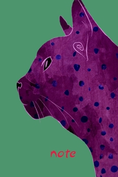 Paperback note: note book interior pink Book